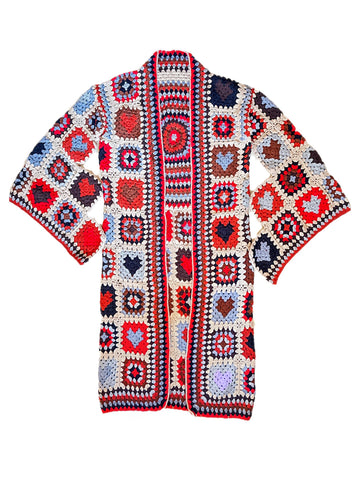 Rebel Yell Granny Square Duster
