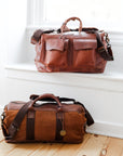 Leather and Suede Duffle Bags
