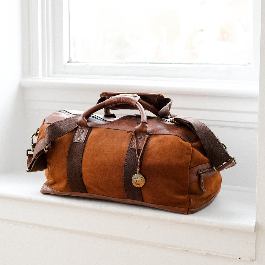 Leather and Suede Duffle Bags