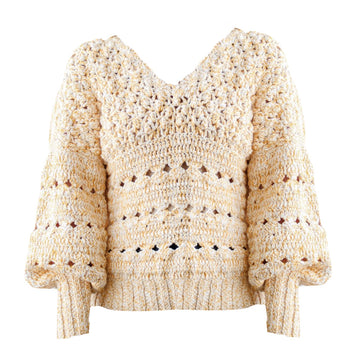 Marigold Popcorn Sweater